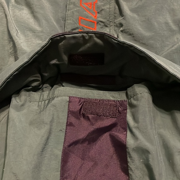 Vintage Miami Hurricanes Hooded Starter Jacket 1/2 Zip NCAA "THE U" Size XL - Picture 6 of 15